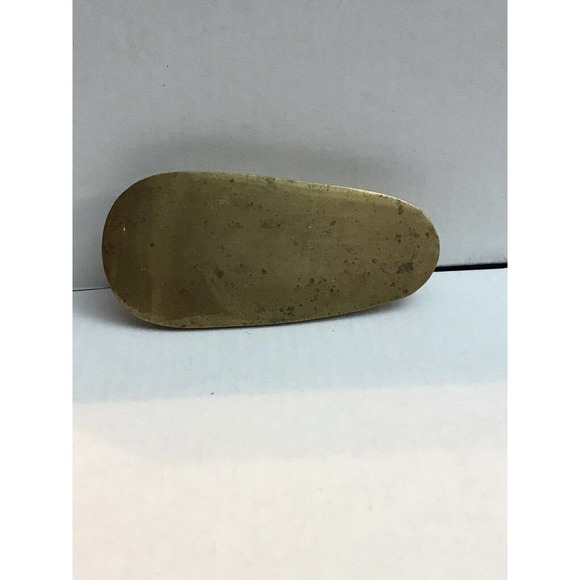 Vintage Brass Shoe Slipper Ashtray Made In India 3” - Picture 4 of 6